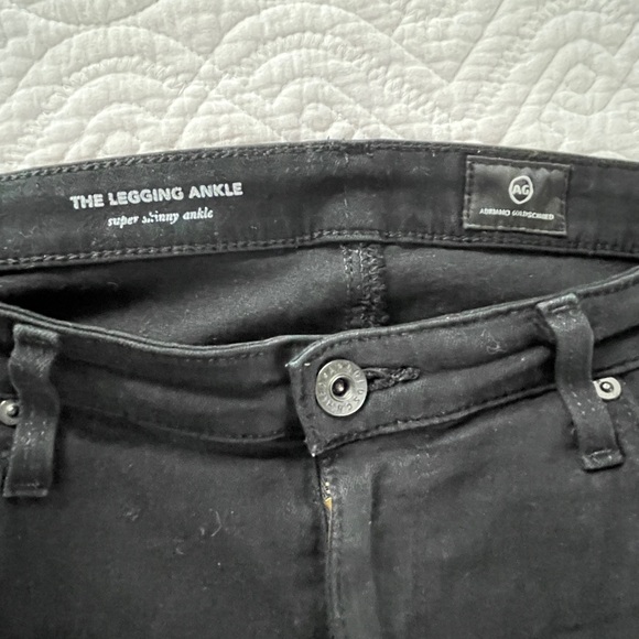 AG Legging Ankle Super Skinny size 30R in black. - Picture 7 of 9